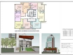 planta - 7º ao 9º andar